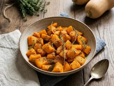 Braised Butternut Curry: South African recipe by Ivana Sanshia