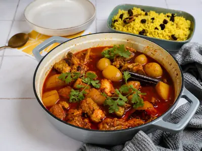 Cape Malay Chicken Curry: South African recipe by Ivana Sanshia