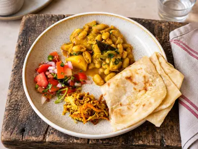 Mauritian Butter Bean & Potato Curry: Mauritian recipe by Ivana Sanshia