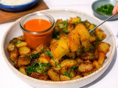 Crispy Roast Potatoes: European recipe by Ivana Sanshia