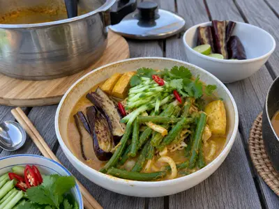 Curry Laksa: Asian recipe by Ivana Sanshia