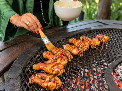 Curry Oil & Honey Braai Chicken: South African recipe by Ivana Sanshia