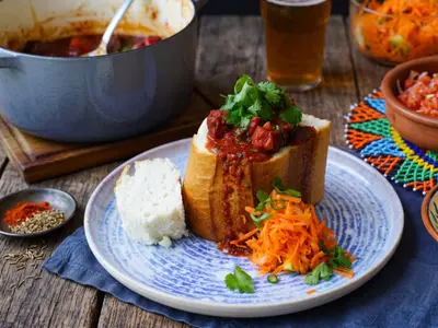 Bunny Chow with Mutton: South African recipe by Ivana Sanshia