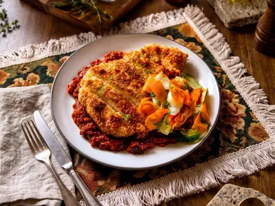 Durban Masala Schnitzel: South African recipe by Ivana Sanshia