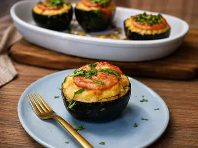 Gem Squash with Creamy Corn: South African recipe by Ivana Sanshia