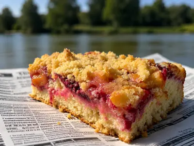 German Plum Cake: European recipe by Ivana Sanshia