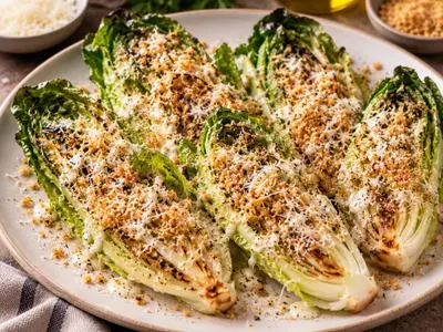 Braaied Romaine Salad: South African recipe by Ivana Sanshia