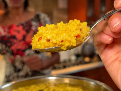 Mielie Rice (Kichiri): South African recipe by Ivana Sanshia