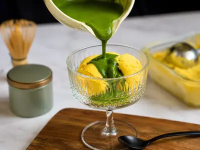 Mango Lassi Matchagatto: Asian recipe by Ivana Sanshia
