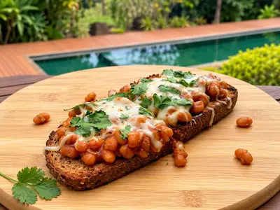 Masala Baked Beans on Toast: South African recipe by Ivana Sanshia