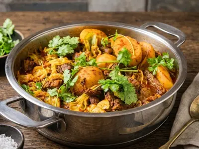Mutton & Cabbage Curry: South African recipe by Ivana Sanshia