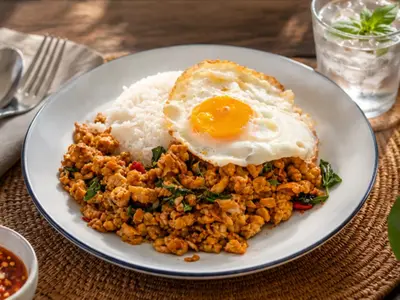 Pad Kaprao (Thai Holy Basil Stir-Fry): Asian recipe by Ivana Sanshia