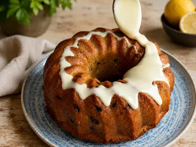 Rooibos Apple Cake with Honey Glaze: South African recipe by Ivana Sanshia