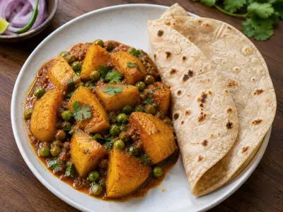 Potato Curry with Peas: South African recipe by Ivana Sanshia