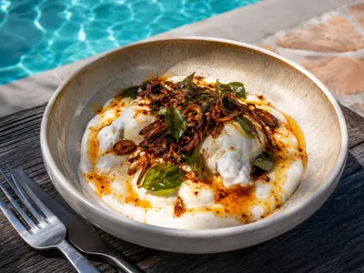 Turkish Çılbır with an Indian Twist: European recipe by Ivana Sanshia