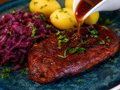 Vegan "Duck" Breast: European recipe by Ivana Sanshia