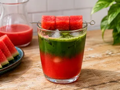 Watermelon Matcha: Asian recipe by Ivana Sanshia