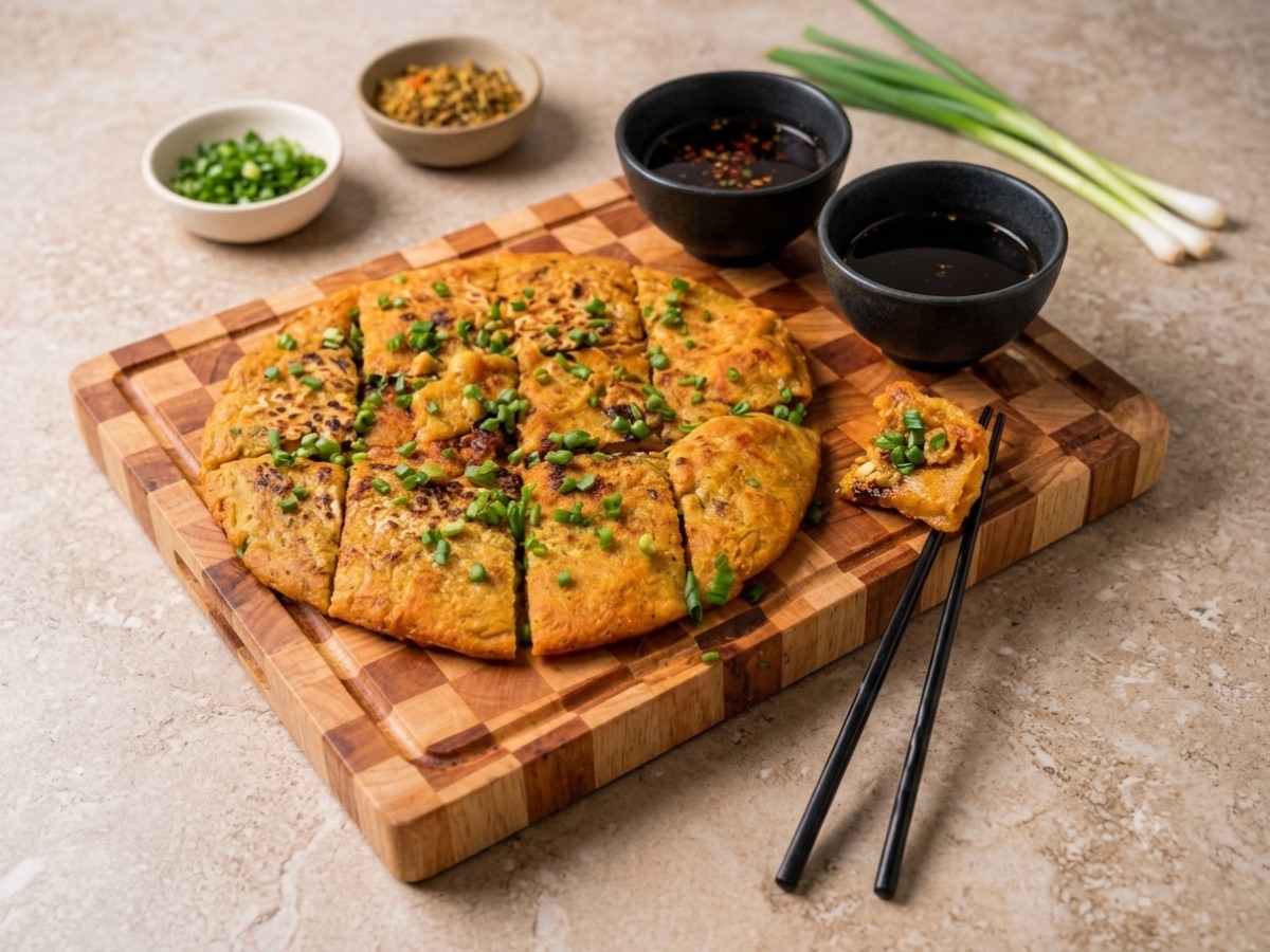 Atchar Pancake (Kimchi Jeon-Inspired), a South African recipe