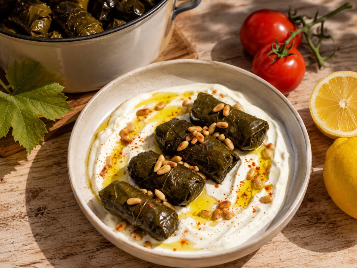 Greek Dolmades, a European recipe