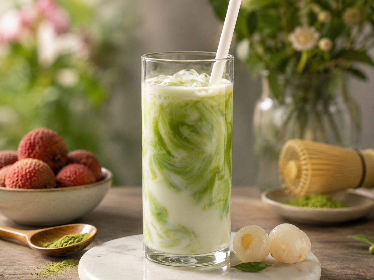 Litchi Matcha, a South African recipe