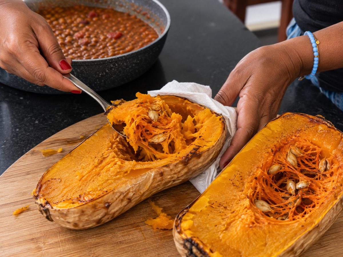 Whole-Roasted Butternut Squash Hack, a South African recipe